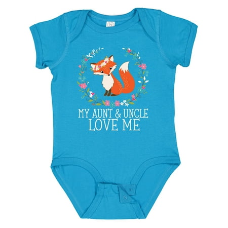 

Inktastic My Aunt and Uncle Love Me Fox for Niece Gift Baby Girl Bodysuit