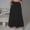 Black, variant on Long Skirt for Women High Waist Womens Skirts Trendy Solid Color with Pockets Regular Fit Golf Skirts for Women for Travel and Vacation S-L