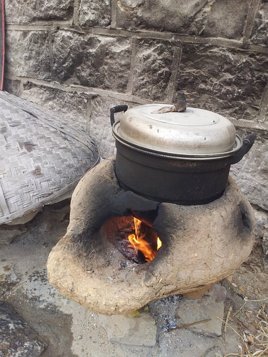 Hearth Fireplace Cooking Pot Old Burning Stove-20 Inch By ...