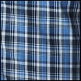 thumbnail image 2 of Men's Hanes 4016T Tall Man Classics Broadcloth Woven Pajama Set (New Blue Plaid 3XLT), 2 of 2