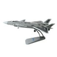 thumbnail image 3 of Almencla 1/100 Scale J20 Fighter Desktop Decoration Diecast Model for Bar Office and Cafe gray, 3 of 8