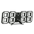 thumbnail image 3 of D Reloj despertador digital Reloj electrónico 3D LED D Reloj electrónico Reloj de pared DLED El mejor de su clase Jadeshay A, 3 of 8