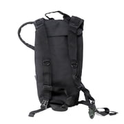 M MCGUIRE GEAR Hydration Backpack, with 3L/100 oz. Hydration Pack, Water-resistant Nylon Hiking Backpack with Water Bladder (Black, Medium).