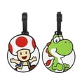 thumbnail image 7 of Super Mario Bros Toad & Yoshi 2-Pack Luggage Tag Set, 7 of 7