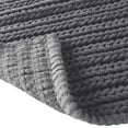 thumbnail image 5 of Madison Park Bathroom Rug, Soft Chain Stitch Chenille Rug, 100% Cotton, Charcoal, 17"x24", 5 of 6