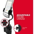 thumbnail image 7 of Macally Car Cup Holder Phone Mount - Adjustable 5" Gooseneck with Cable Hanger - for Phones 2" - 3.74" Wide (iPhone, Galaxy, Pixel, Etc) and Most Vehicles - Sturdy Cup Phone Holder for Car SUV Truck, 7 of 7