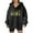 Black, variant on Christmas Tree Hoodies for Women 2025 Long Sleeve V Neck Holiday Graphic Hooded Sweatshirt Pullover Tops