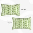 thumbnail image 2 of Yiaed Bamboo Stems And Leaves Print Brushed Microfiber Envelope Pillowcases, Standard,Envelope Closure Pillow Cases(Without Pillow Core)-16"x24", 2 of 6
