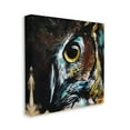 thumbnail image 2 of Stupell Industries Intense Owl Eye Portrait Wildlife Animals & Insects Painting Gallery Wrapped Canvas Print Wall Art, 2 of 5