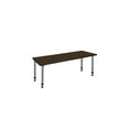 thumbnail image 3 of Regency Kee 66 x 30 in. Height Adjustable Classroom Activity Table- Neo Walnut Top & Grey Base, 3 of 7