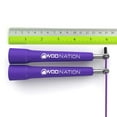 thumbnail image 3 of WOD Nation Adjustable Speed Jump Rope - Purple, Adjustable Length - Home Gym Workout Equipment & Cardio Gear - Fitness & Exercise Equipment for Men, Women & Kids - MMA & Boxing Training, 3 of 7