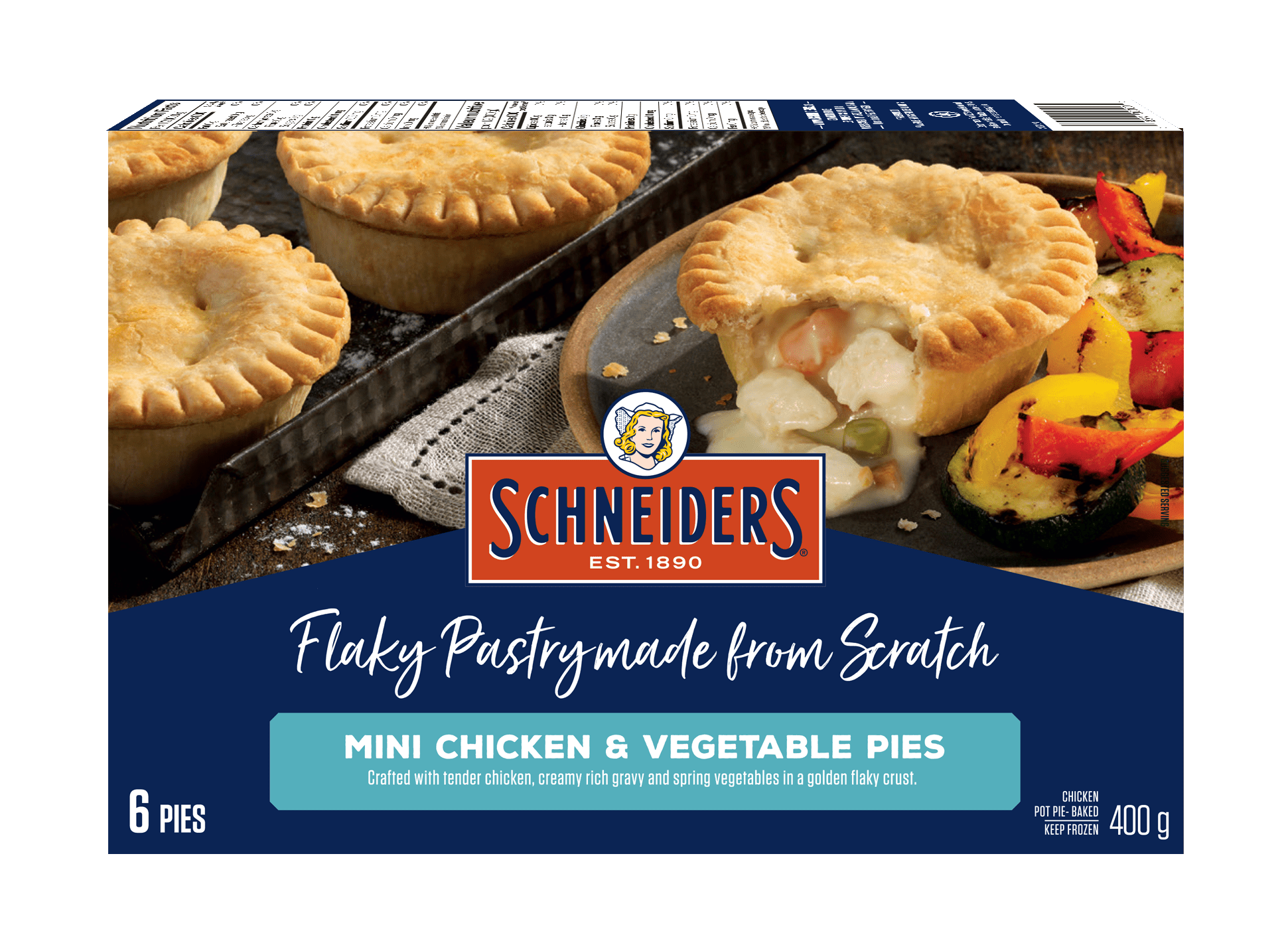 Schneiders Mini Chicken & Vegetable Pies, 400g