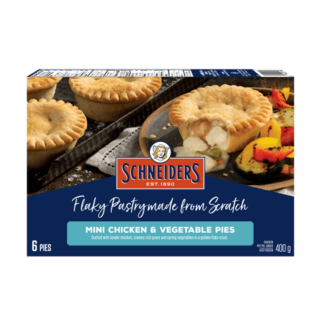 Schneiders Mini Chicken & Vegetable Pies, 400g