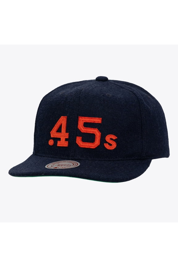 Unisex Navy Houston Colt .45's Vintage Fit Melton Wool Adjustable Hat
