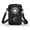 Celestial Sun Moon Pattern, variant on Portable Cell Phone Purse for Travel Daily Use, Polyester Two Layer Crossbody Bag, Galaxy Dragonfly Floral