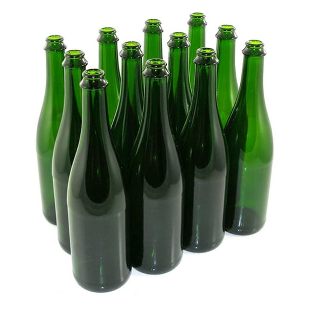 750 ML Green Champagne Bottles (12/CASE)