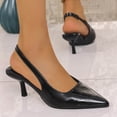 thumbnail image 3 of High Heels Pumps Closed Toe Heels Women's Pumps Stiletto Pointed Toe Dress Shoes Wedding Bridal Work Office Bride Trendy Dressy Sandals, 3 of 9
