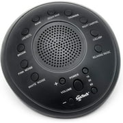 SonTech White Noise Sound Machine, 10 Natural Soothing Soundtracks, Home, Office, Travel, Baby, Multiple Timer Settings, Battery, Adapter Charging Options