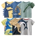 thumbnail image 2 of 2023 verano niños camiseta de dibujos animados 3D para niño Animal estampado dinosaurio tiburón niños camiseta niñas Tops camisetas dibujos animados niños ropa Tan Jianjun unisex, 2 of 2