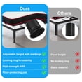 thumbnail image 4 of Adjustable Bed Legs 8-12 Inch, Heavy Duty Replacement Bed Frame Legs with M8 Threads, Reinforced ABS Furniture Legs for Adjustable Beds, Sofa, Desk & Furniture, 4 Pack, 4 of 8