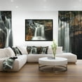 thumbnail image 3 of Designart - Cascade à Mouvement Lent sur Rochers - Impression sur Toile Encadrée Paysage, 3 of 4
