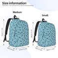 thumbnail image 2 of Fotbe Cute Shark Mochila de Lona con Estampado, Mochila Duradera, Mochila Versátil de Alta Calidad, Mochila Compacta Vintage-Small, 2 of 5