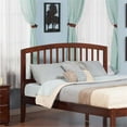 thumbnail image 2 of Leo & Lacey Wood Walnut Headboard King Rectangular USB Charger 78.75" x 50" Assembly Required, 2 of 2