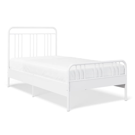Mainstays Kids Twin Size Metal Platform Bed Frame, White