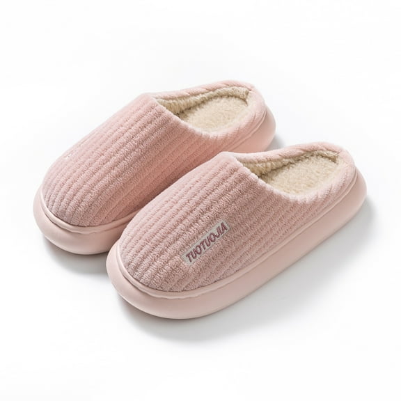 Fesfesfes Slippers For Women A Pair Of Lazy Slippers Curly Cozy Flat Slide Slippers Comfy Soft Non-Slip House Shoes Indoor And Outdoor Warm Gift Womens Boat Shoes 7.5(40)