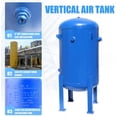 thumbnail image 5 of HPDAVV 270 Gallon Industrial Vertical Air Compressor Receiver Tank, 160 PSI Max, ASME Certified Section VIII Code, Multi-Port High Capacity Steel Storage Tank, 5 of 12