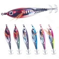 thumbnail image 5 of ROZYARD 6Pcs Luminous Squid Jigs Hook Fishing Lures Baits Cuttlefish Sleeve Squid Jigs Saltwater Hard Night Fishing Baits, 5 of 8