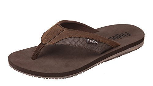 Flojos Mens Marco Flip Flop Sandals (13, Cognac) - Walmart.com