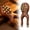 G, variant on Sandalwood Brass Bead Massager, Frog Shaped Gua Sha Tool for Facial Sculpting and Acupressure