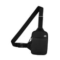 thumbnail image 1 of Bolso de pecho jinwen para Hombres Mujeres Correa Ajustable Negro, 1 of 8