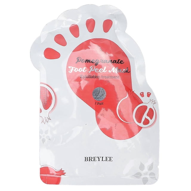 1 Pair Pomegranate Foot Mask Improve Cracked Skin Moisturizing Nourishing Foot Exfoliating Peeling Mask