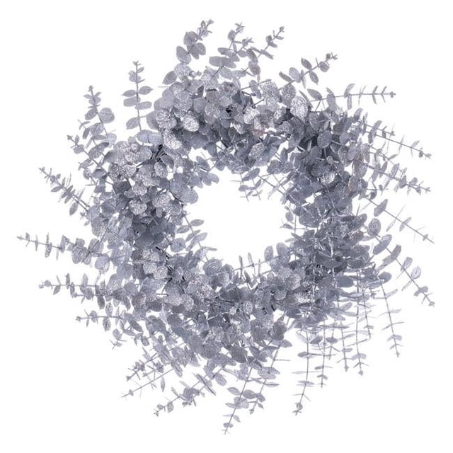 Vickerman FK223524 Couronne Pailletée Eucalyptus 24 Po, Argent