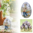 thumbnail image 2 of Easter Decoration Easter Bunny Colorful Decorative Candy Egg, 2 of 5