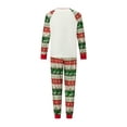 thumbnail image 4 of Meihuid Family Christmas Pjs Matching Sets Reindeer and Snowflake Patterned Sleepwear Xmas PJS Set for Couples and Kids, 4 of 6