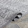 thumbnail image 6 of Superior Modern Abstract Geometric Indoor/Outdoor Area Rug, Grey, 7' 10" x 9' 10", 6 of 7