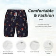 thumbnail image 6 of Picia Mushrooms3 pattern Mens Swim Trunks with Compression Liner Stretch Beach Shorts Quick Dry with Zipper Pockets No-Chafing Board Shorts-X-Large, 6 of 9