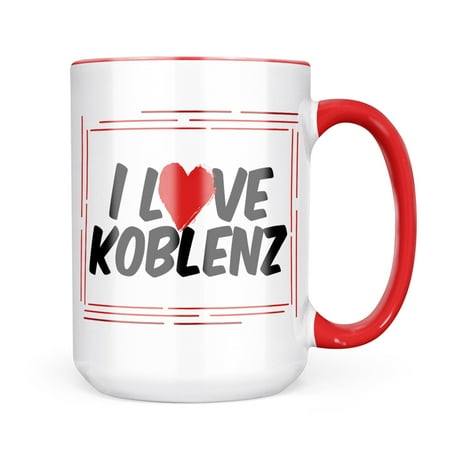 

Neonblond I Love Koblenz Mug gift for Coffee Tea lovers