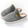 thumbnail image 2 of Zapatillas de algodón para hombre, parejas, interior, hogar, cálido, hogar, confinamiento en casa, zapatillas de lana, mujer, invierno, 2 of 5