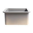 thumbnail image 4 of Pemberly Row Gray Matte Square 18" x 18" Undermount / Drop In Fireclay Prep Sink, 4 of 9