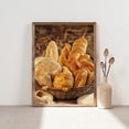 thumbnail image 5 of Póster de pan, baguette de comida, impresiones de trigo integral, pintura en lienzo, imágenes artísticas de pared, tema de cocina, panadería, habitación, decoración del hogar, 5 of 5