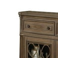 thumbnail image 2 of Benjara Traaditional Style Wooden Server with Two Spacious Drawers, Brown, 2 of 5