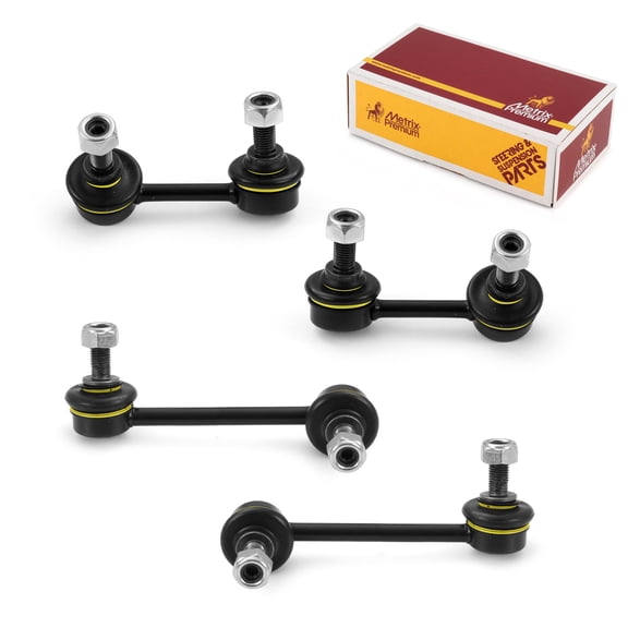 Metrix Premium Chassis Parts - 4 PC Front & Rear Sway Bar Stabilizer End Link Kit Fits 01-03 Acura CL, 99-03 TL, 98-02 Honda Accord, Replacement K90340, K90341, K90342, K90343