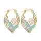 thumbnail image 1 of Aretes colgantes shaofei bañados en oro de 18 k Azul modelo 4261, 1 of 3