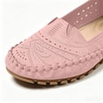 thumbnail image 6 of Women's Orthopedic Leather Loafers Comfortable Lightweight Slip-On Flats Casual Comfort Walking Shoes Moccasins Driving Walking Shoes Pink 9, 6 of 6