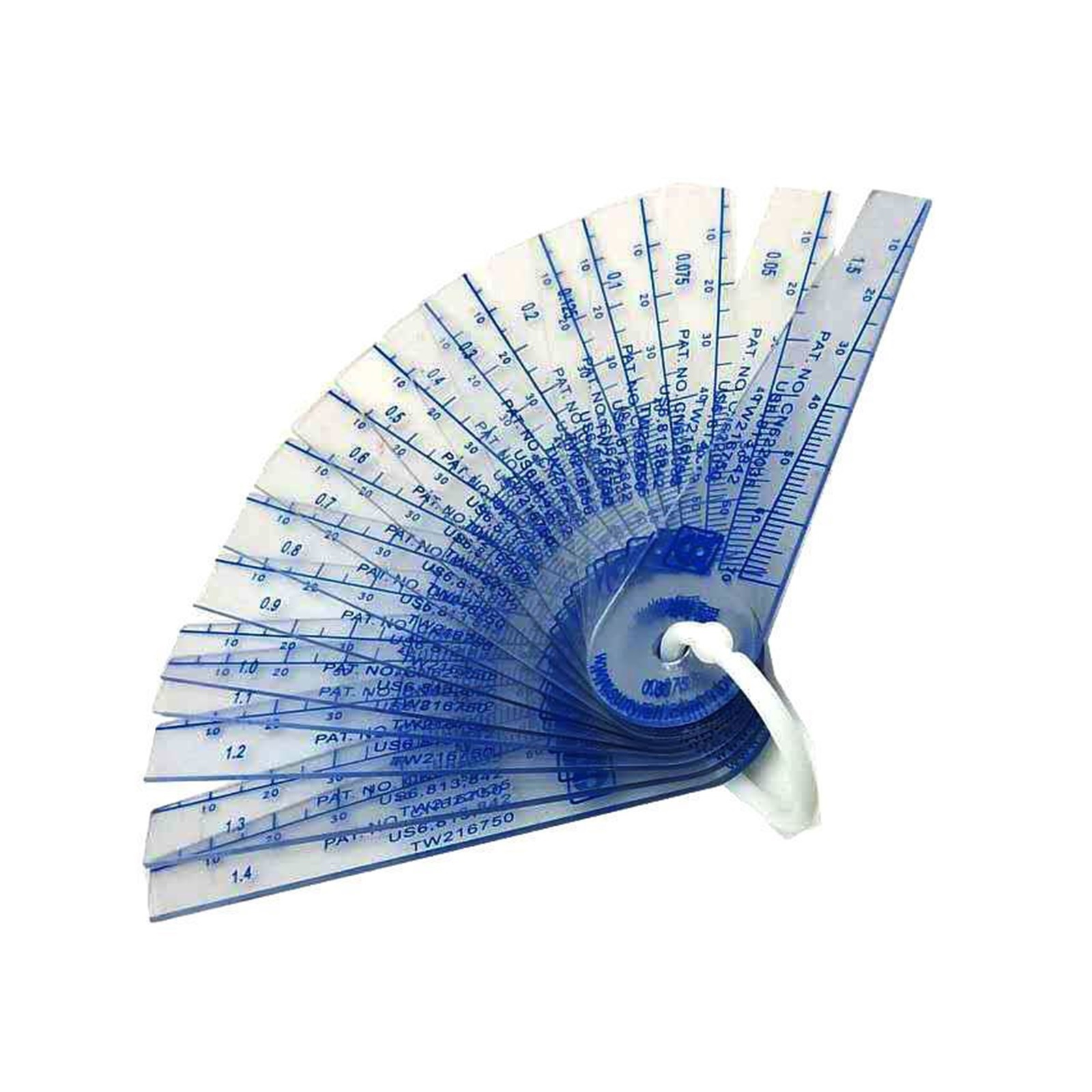 0.05-1.5-2.0-3mm 18pcs 20pcs Thickness Plastic Feeler Gauge Gap Filler Measuring Tool With Sheet ,Easy to Use