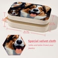 thumbnail image 5 of Corgi Portable Velvet Jewelry Stand Organizer Box with Removable Compartment - Gift, Jewelry Display, 5 of 7